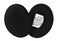 EAR MITTS Bandless Ear Muffs For Men  Women Black Fleece Ear Warmers Regular