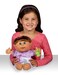 Cabbage Patch Kids 125 Naptime Babies  Brunette HairBlue Eye Girl Leopard Jumper Fashion