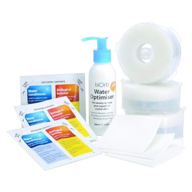 biOrb Service Kit x3 Plus Water Optimizer with 3 Service Kits 3 Cleaning Pads and Water Optimizer