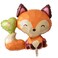 Anagram International Welcome Baby Fox Shape Balloon 28 Multicolor