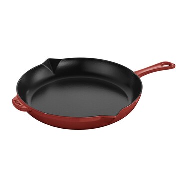 STAUB  1223006 STAUB Cast Iron Fry Pan 12inch Cherry