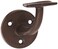 Rockwood 70210B Bronze Hand Rail Bracket with Fasteners for Wood Rail 21316 Diameter Base 312 Projection Satin Oxidized Oil Rubbed Finish