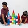 Shapemags 100 Piece Set 100 Pcs Magnet Building Tiles Magnetic Blocks  Classic and Accessories Shapes Building Set 3D Construction Building