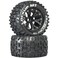 Duratrax Lockup MT 28 2 Wheel Drive Mounted Front C2 Black 2 DTXC3506