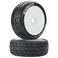 Duratrax Bandito 18 Buggy C2 Mounted Buggy Tires White 2 DTXC3638