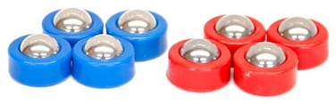 Carrom Shuffleboard Equipment Set RedBlue