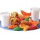 Constructive Playthings Healthy Foods Play Food for Kids 52 Piece Complete Set