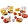 Constructive Playthings Healthy Foods Play Food for Kids 52 Piece Complete Set