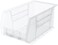 AkroMils 30240 AkroBins Plastic Hanging Stackable Storage Organizer Bin 15Inch x 8Inch x 7Inch Clear 12Pack