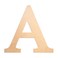 UNFINISHEDWOODCO Oversized Unfinished Wood Letter 18Inch Alpha