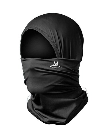 Mission MultiCool 12 in 1 Multifunctional Gaiter and Headwear Black