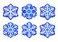 Creative Teaching Press 6 Designer CutOuts Snowflakes 6414