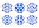 Creative Teaching Press 6 Designer CutOuts Snowflakes 6414