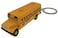 KiNSFUN Classic Mini School Bus 25 Inches Die Cast Metal Model Key Chain