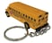 KiNSFUN Classic Mini School Bus 25 Inches Die Cast Metal Model Key Chain