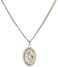 12 618 BERTOF Mens Basketball Saint Sebastian Sterling Silver Patron Saint of Athletes Medal 24 Chain Made in The USA Exclusive Copyrighted Paul Herbert Blessing Included ZORA Series