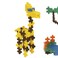 PLUS PLUS  Instructed Play Set  170 Piece Safari  Construction Building Stem  Steam Toy Interlocking Mini Puzzle Blocks for Kids