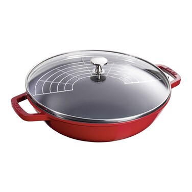 STAUB Cast Iron Perfect Pan 45quart Cherry