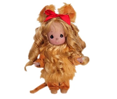 The Doll Maker Precious Moments Dolls Linda Rick Lion Lion of Courage Wizard of Oz 7 inch Doll