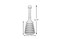Master Plunger MPS44 Sink  Drain Plunger for Kitchen Sinks Bathroom Sinks Showers and Bathtubs Small and Strong Design with Large Bellows Commercial  Residential Use White