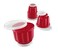 Kuchenprofi 75 cm Small Jelly Pudding Moulds Set of 6 Red