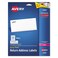 Avery 5195 Easy Peel Return Address Labels Laser 23 x 134 White 1500PK