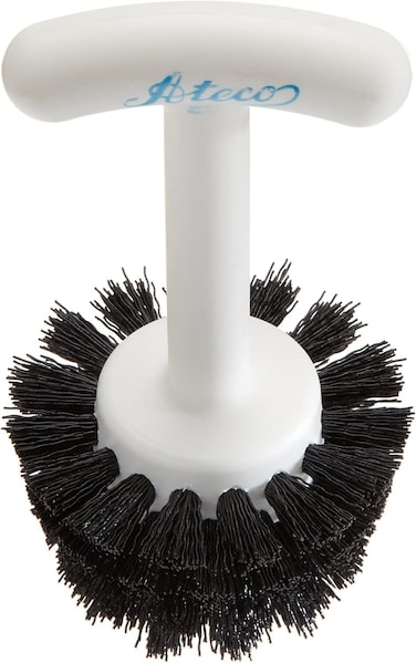 Ateco with Stiff Nylon Bristle Muffin Pan Cleaning Brush Head with  2Inch Diameter
