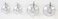 Helping Hand 156415 Cup Hooks Suction MediumSmall Clear