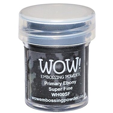 Wow Embossing Powder WOW Embossing Powder 15ml Primary Ebony