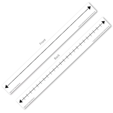 LEARNING ADVANTAGE  7997 Learning Advantage FUN Number Line Student Set Set of 10 175 x 175 Inches