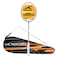 Hundred Powertek 1000 PRO Graphite Strung Badminton Racket with Full Racket Cover NavyPink  for Intermediate Players  95 Grams  Maximum String Tension  26lbs