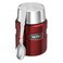 Thermos Stainless King 16 Ounce Food Jar with Folding Spoon Cranberry