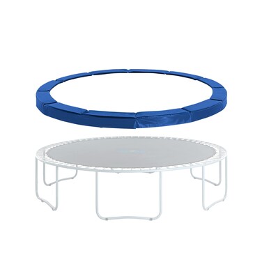 Machrus Upper Bounce Trampoline Replacement Safety Pad 75ft Round Trampoline Spring Cover No Holes for Pole PVC Trampoline Skirt EPE Foam Protection Waterproof CrackResistant