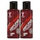 MANIC PANIC Vampire Red Hair Color  Amplified  2PK Semi Permanent Hair Dye  Deep Blood Red Color Can Give Burgundy Tones To Unbleached Hair  For Dark Light Hair  Vegan PPD  Ammonia Free
