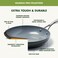 GreenPan Valencia Pro Hard Anodized 11 Piece Cookware Pots and Pans Set Ceramic Nonstick PFASFree PFOAFree Coating Induction Durable Frying Pans Saucepans Lids Dishwasher  Oven Safe Gray