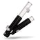 Flint Retractable Lint Roller Refillable 30 Sheets Black