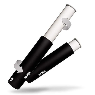 Flint Retractable Lint Roller Refillable 30 Sheets Black