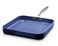 Granitestone Blue Nonstick 105 Grilling Pan Diamond Infused Metal Utensil Sear Ridges for Grease Draining Stay Cool StainlessSteel Handle Oven  Dishwasher Safe 100 PFOA Free