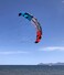 Flexifoil Kitesurf Trainer Kite with Bar  Kitesurfing 26m Control Training Kite  Kids  Adult Kiteboarding  Best Beach Summer Sport Power Kite  Fun Kiteboard Kiting Activity  Easy to Fly 24m