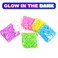 VICOVI 3700 Colorful Rubber Bands Glow in The Dark Set Included 3600 Premium Quality Loom Bands in 6 Colors  100 SClips  15 Lovely Charms  6 Crochet Hooks No Loom Board Included