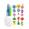 VICOVI 3700 Colorful Rubber Bands Glow in The Dark Set Included 3600 Premium Quality Loom Bands in 6 Colors  100 SClips  15 Lovely Charms  6 Crochet Hooks No Loom Board Included