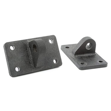 Rugged Ridge XHD Bumper DRing Shackle Bracket  Textured Black Steel  1154027  Fits XHD Bumpers from RuggedRidge