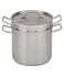 Royal Industries Double Boiler with Lid 12 qt 102 x 93 HT Stainless Steel Commercial Grade  NSF Certified