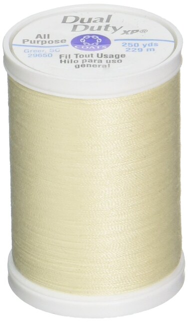 Coats Dual Duty XP General Purpose Thread 250yd  Pale Yellow