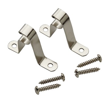 Bali Blinds 26485078 12 Cafe Rod Bracket Nickel