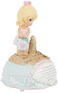 Precious Moments Footprints In The Sand Musical Girl