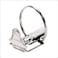 Treated ClearVue Locking RoundRing Binder 2 Rings 52 Recycled White