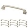 Franklin Brass Lombard 10Pack Cabinet Handles 4 Hole to Hole Satin Nickel Kitchen Cabinet Pulls Drawer Handles Cabinet Hardware Dresser Drawer Pulls P29613KSNB