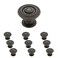 Franklin Brass Cabinet Knob Soft Iron 114 in 32mm Drawer Knob 10 Pack P29525KSIB