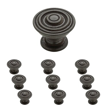 Franklin Brass Cabinet Knob Soft Iron 114 in 32mm Drawer Knob 10 Pack P29525KSIB